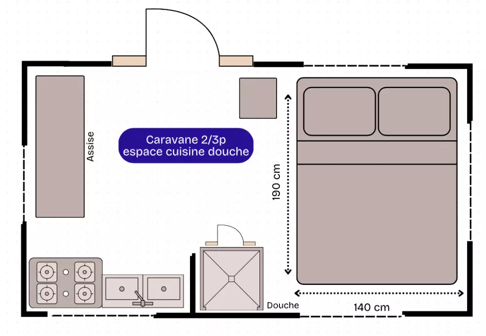 Camping de l'Eau Mère 3 étoiles★★★