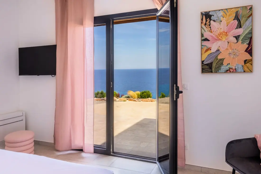 Casa A Vista- Appartement Cosy Avec Terrasse Vue Mer à Sisco
