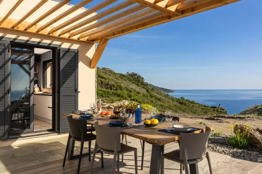 Villa A Roccia Entre Mer Et Montagne Avec Piscine Privée