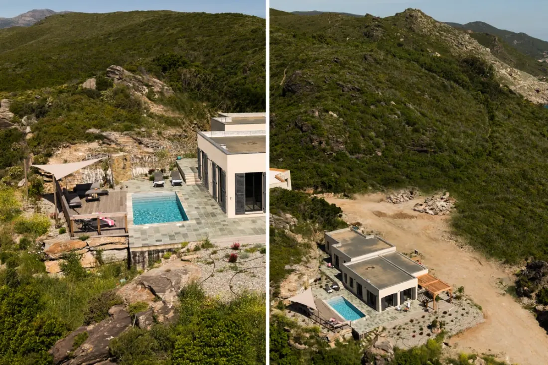 Villa A Roccia Entre Mer Et Montagne Avec Piscine Privée