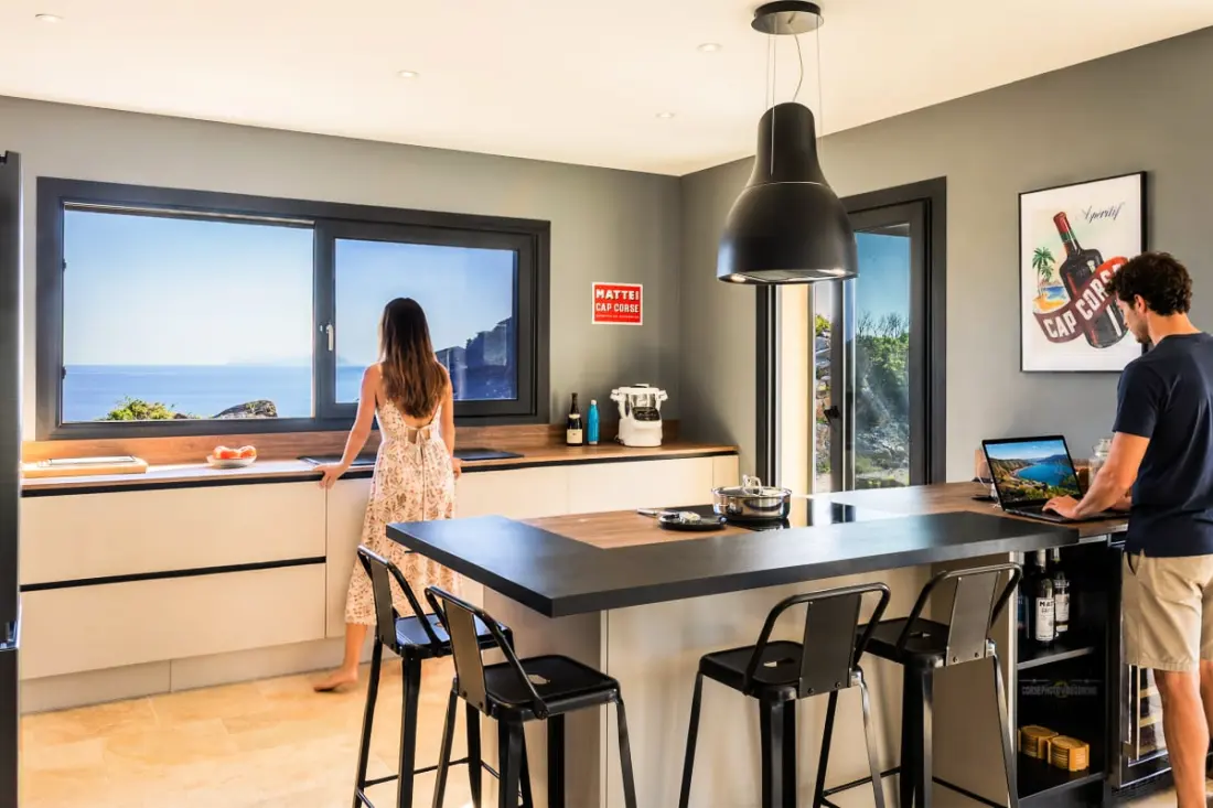 Villa A Roccia Entre Mer Et Montagne Avec Piscine Privée