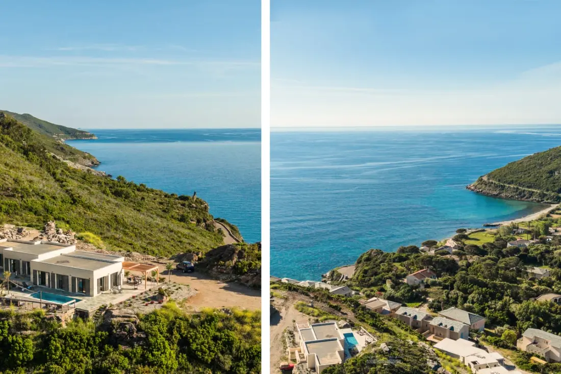 Villa A Roccia Entre Mer Et Montagne Avec Piscine Privée