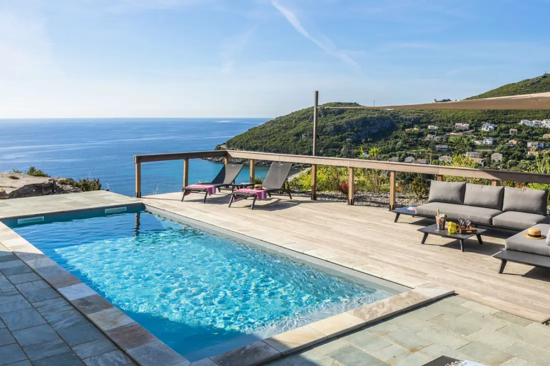 Villa A Roccia Entre Mer Et Montagne Avec Piscine Privée