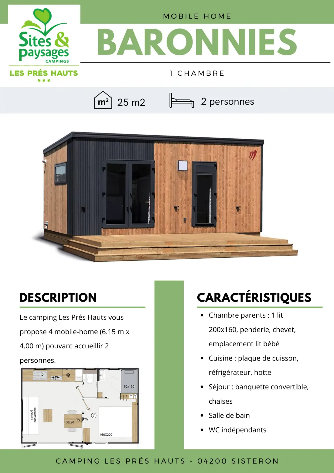 Sites et Paysages Les Prés Hauts 3 étoiles★★★