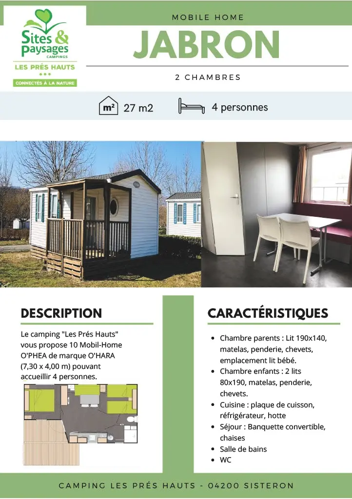 Sites et Paysages Les Prés Hauts 3 étoiles★★★