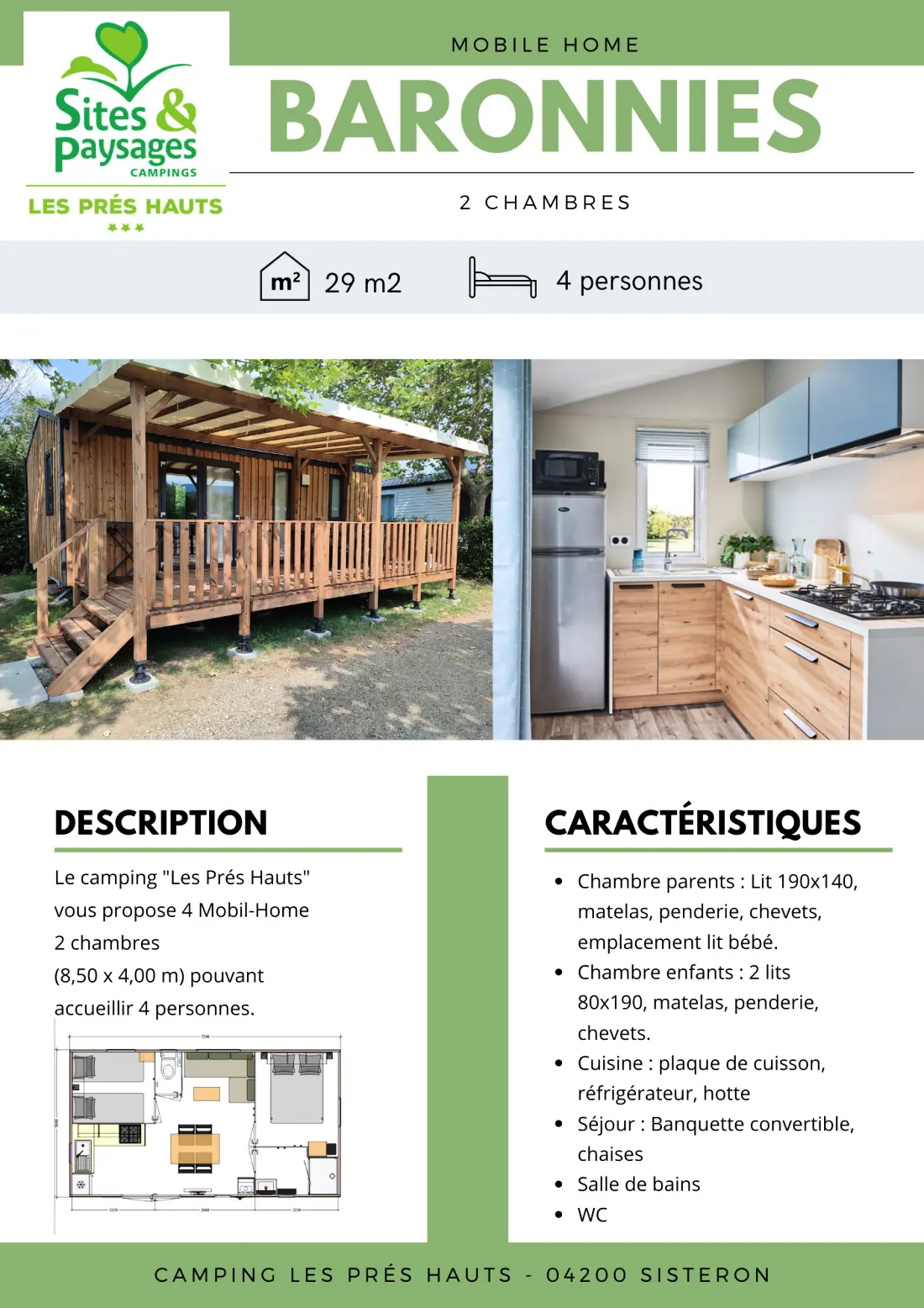Sites et Paysages Les Prés Hauts 3 étoiles★★★