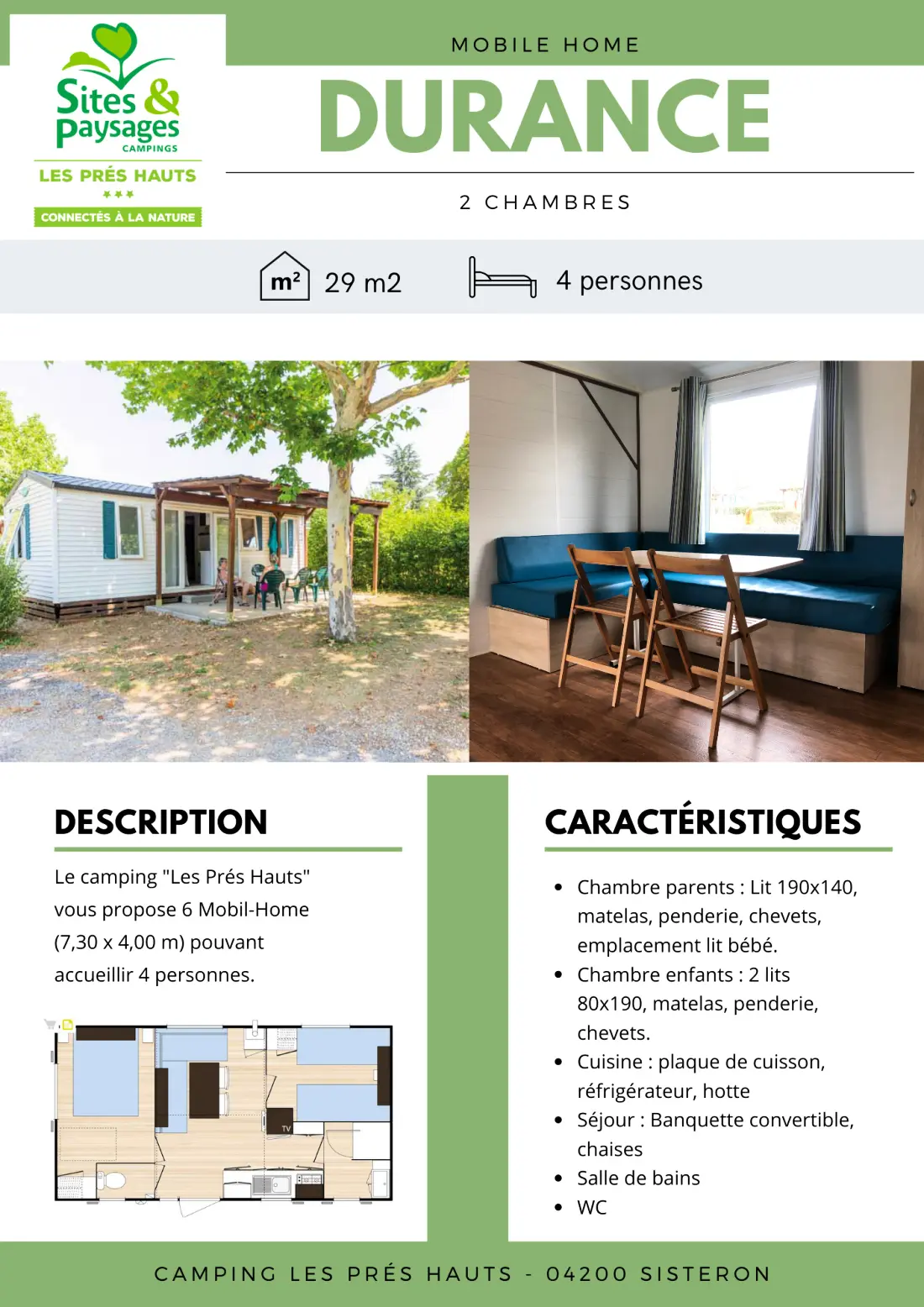 Sites et Paysages Les Prés Hauts 3 étoiles★★★