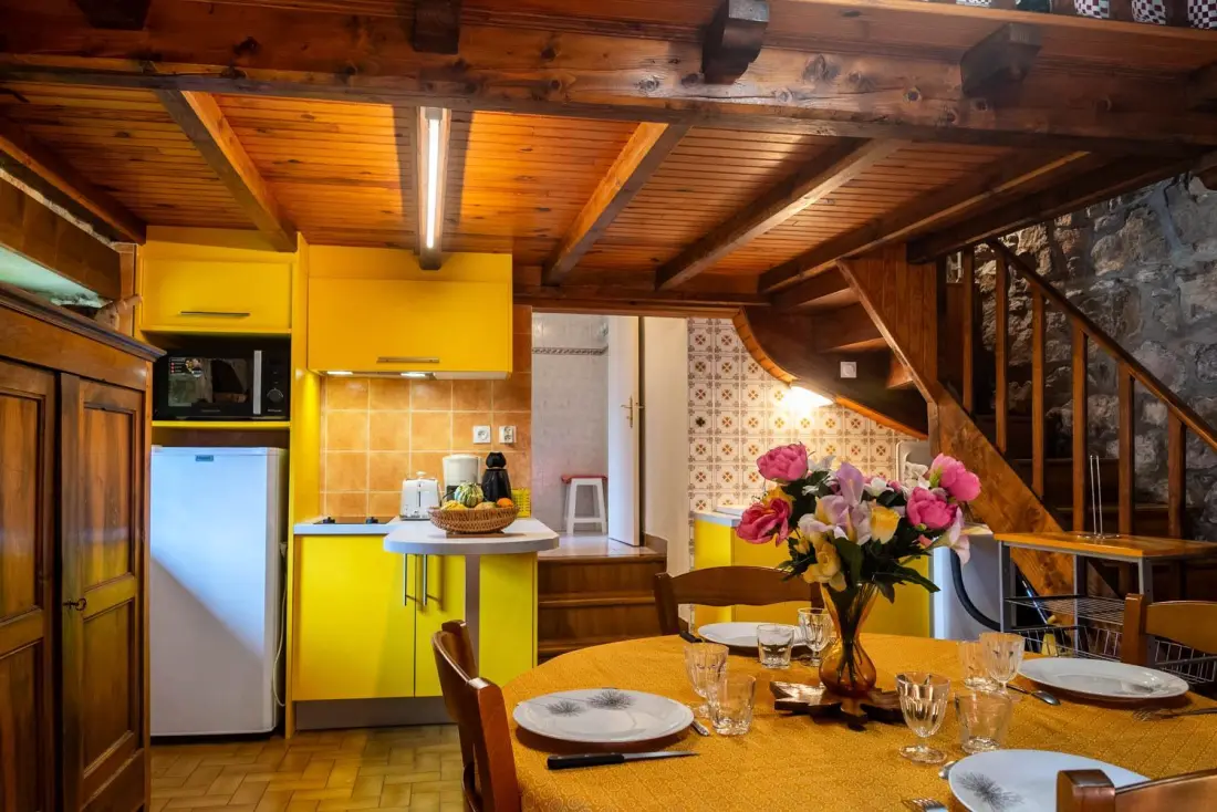Gîte de France La grange, gîtes de france 3 personnes à la caze 1 épi