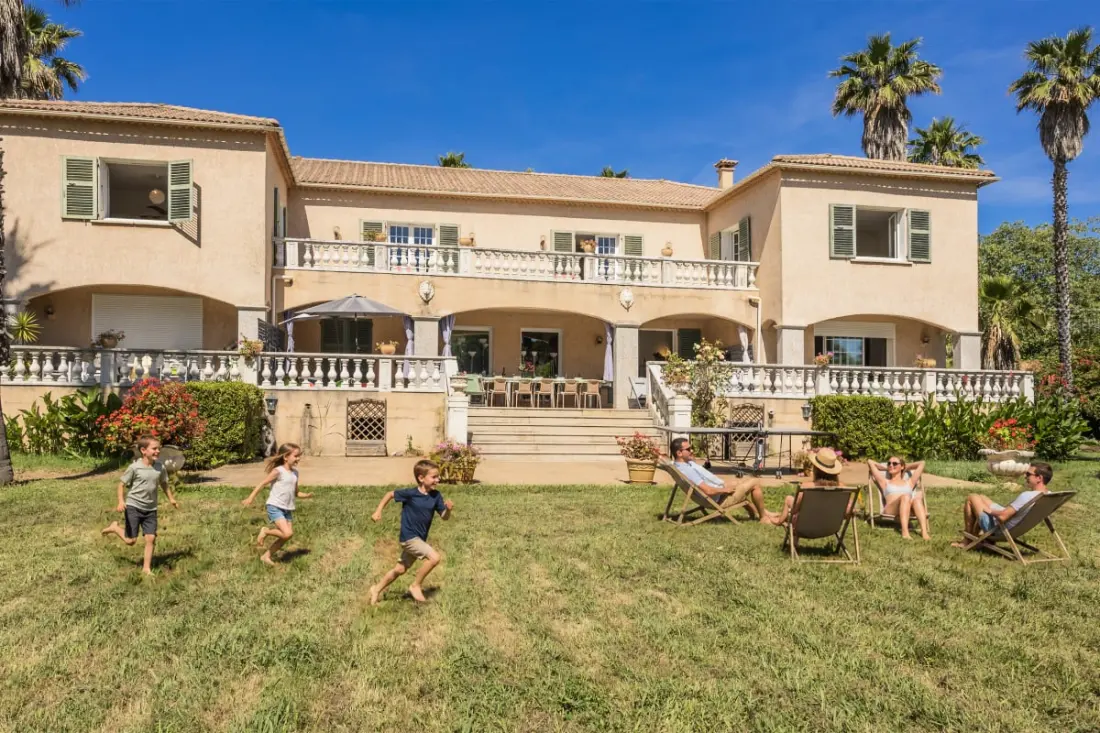 Villa Washingtonia - Villa De Charme Avec Accès Privé à La Plage