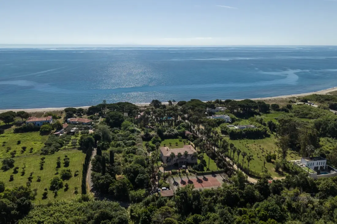Villa Washingtonia - Villa De Charme Avec Accès Privé à La Plage