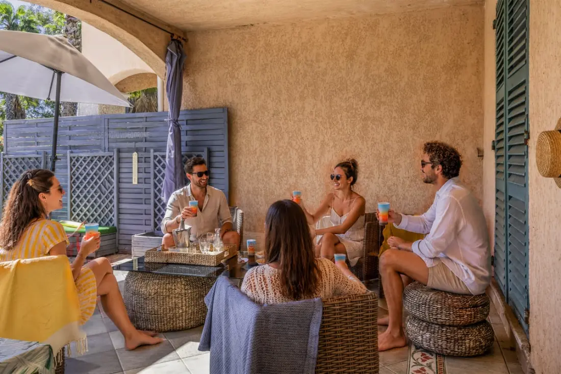 Villa Washingtonia - Villa De Charme Avec Accès Privé à La Plage