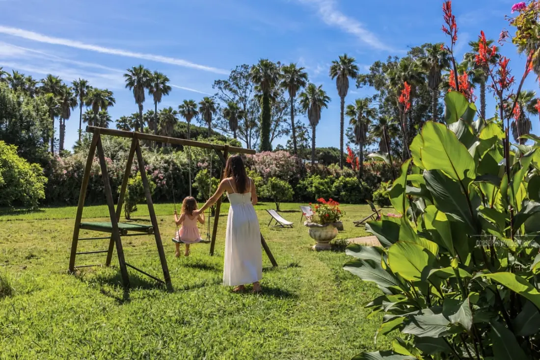 Villa Washingtonia - Villa De Charme Avec Accès Privé à La Plage