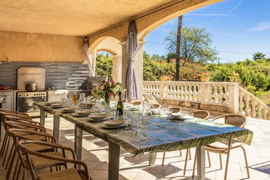 Villa Washingtonia - Villa De Charme Avec Accès Privé à La Plage