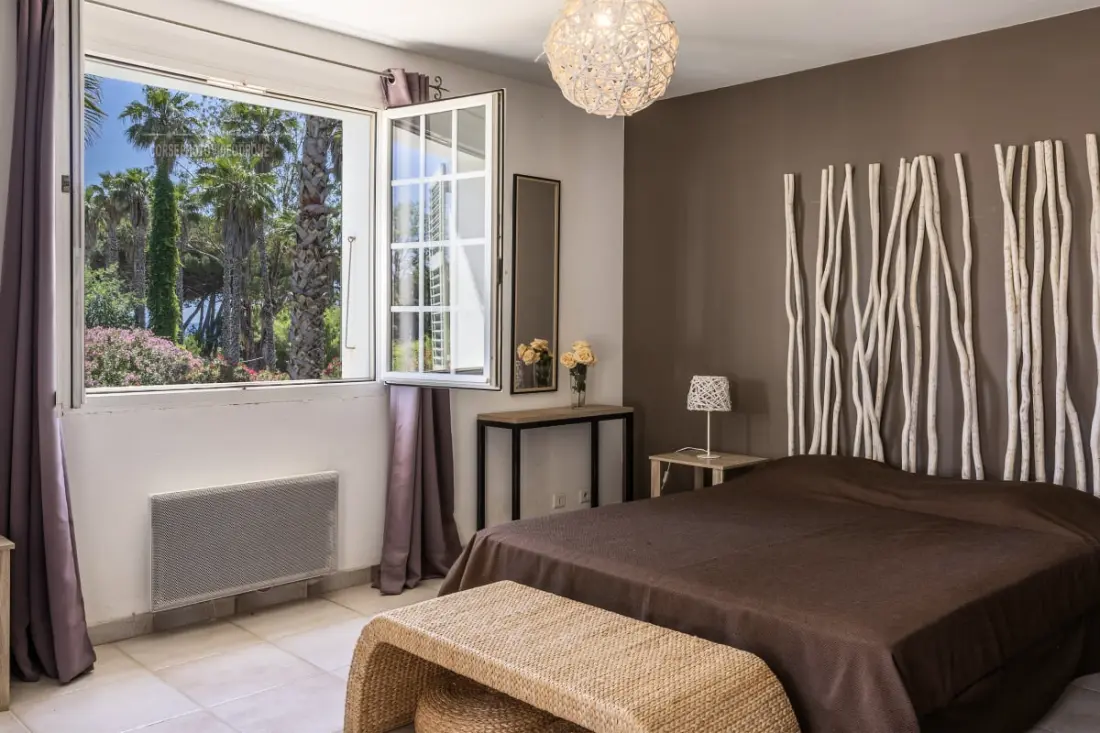 Villa Washingtonia - Villa De Charme Avec Accès Privé à La Plage