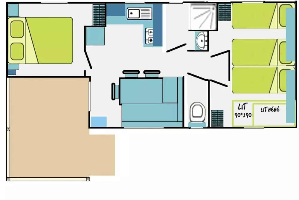 Camping Paradis l'Arada Parc 4 étoiles★★★★
