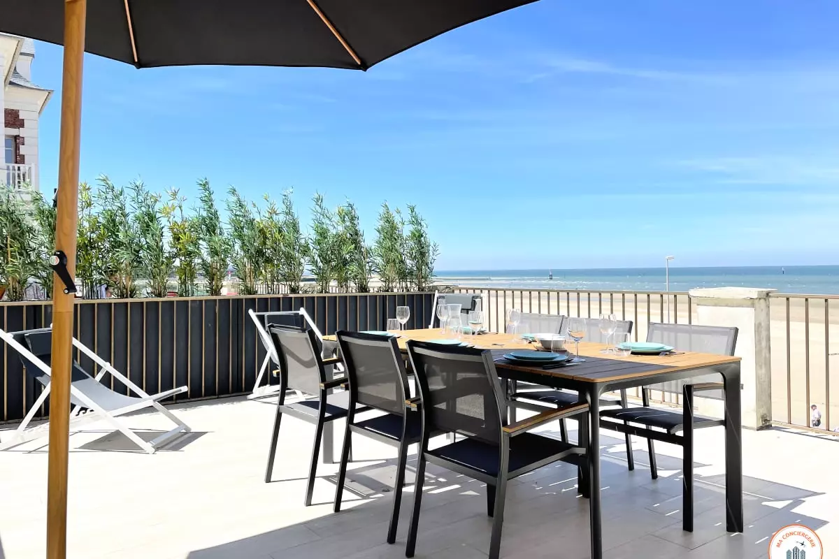 ⚓ Roches Normandes - Terrasse Vue Mer Et Plage - - Trouville - 1
