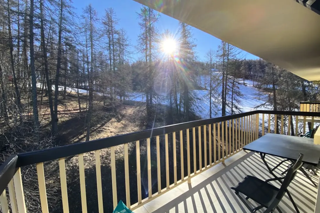 06co : Bel Appartement Au Pied Des Pistes Avec Balcon