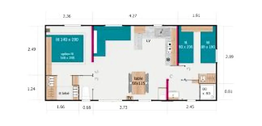 Camping Paradis de la Motte4 étoiles★★★★