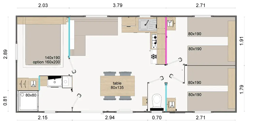 Camping Paradis de la Motte4 étoiles★★★★