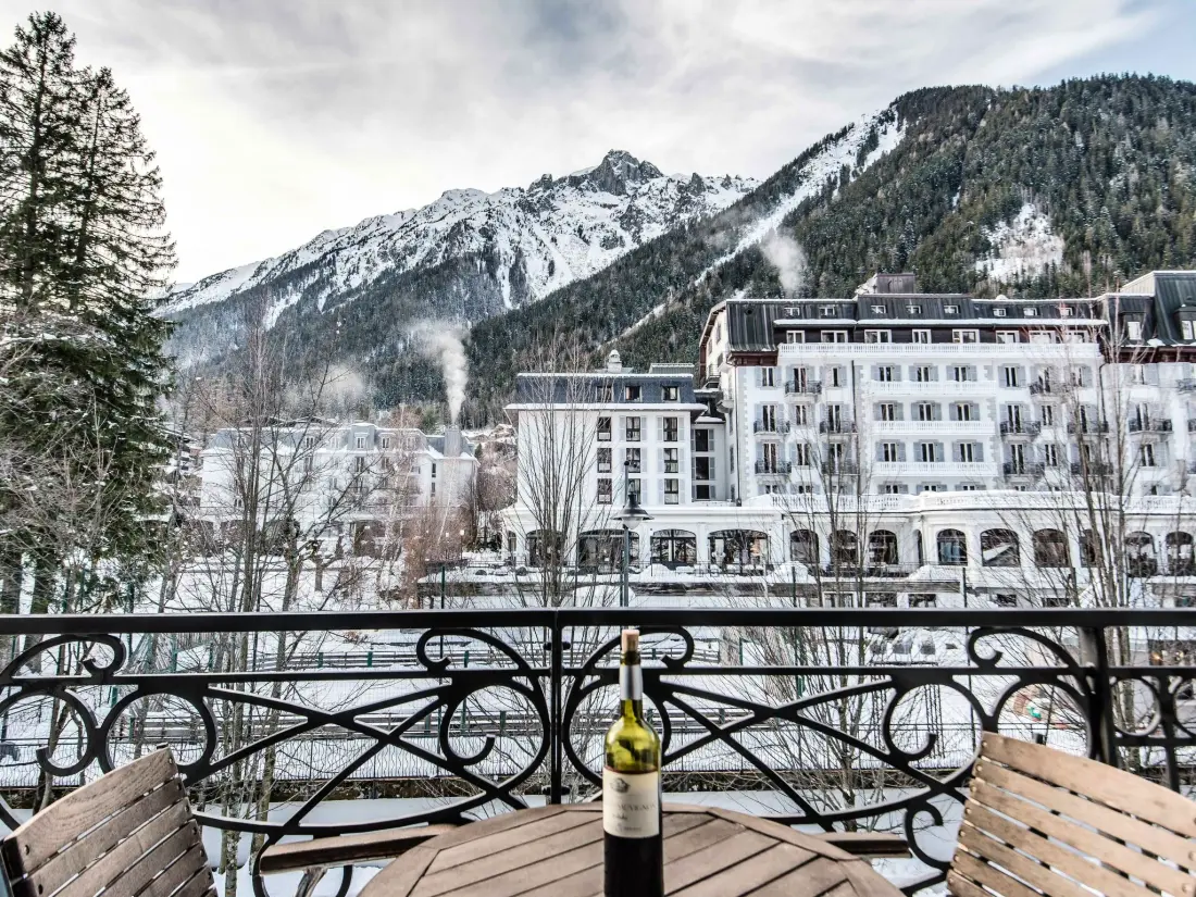 Résidence Wohnung in Chamonix mit sonnigem Balkon und toller Aussicht